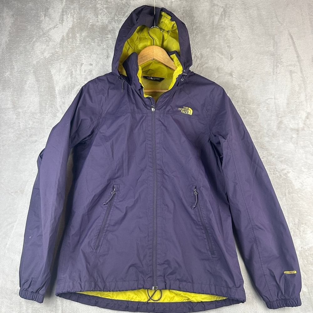 The North Face DryVent Hooded Rain Jacket Purple Womens Size Large NF00CUS0